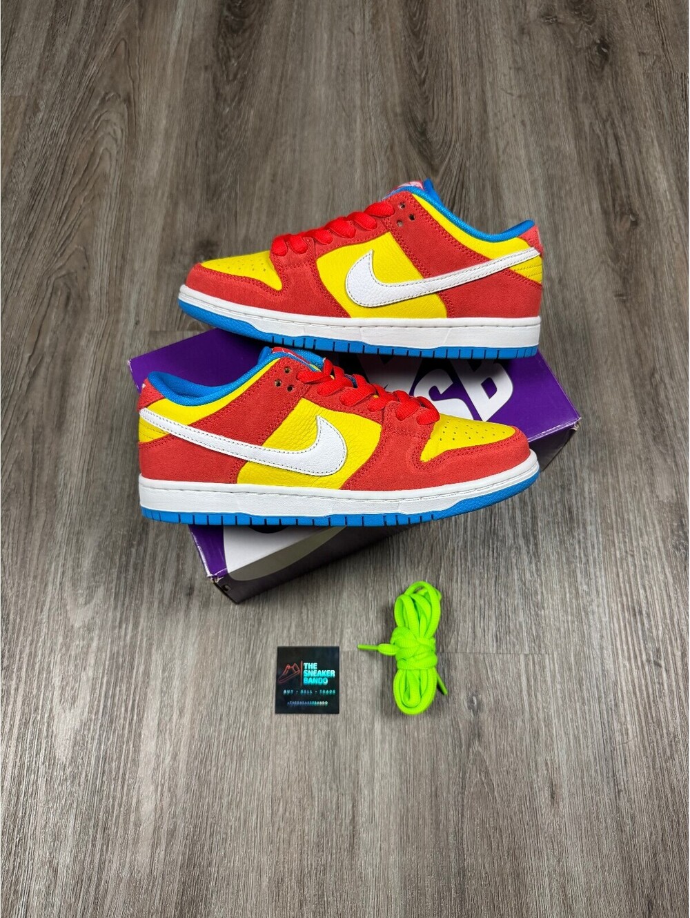 Size 5M/6.5W - Nike SB Dunk Low Bart Simpson 2022